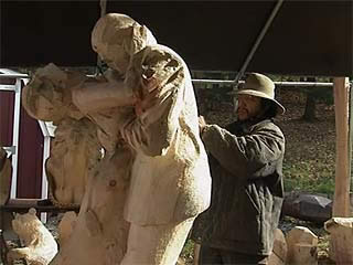  Vermont:  United States:  
 
 Wood Carver, Stowe